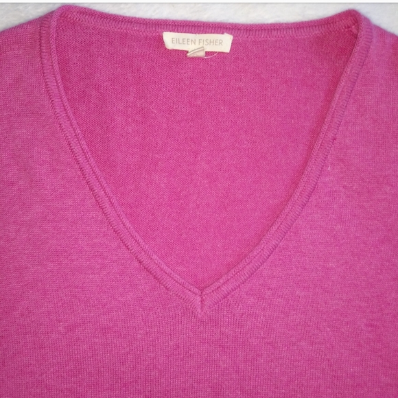 Eileen Fisher Cashmere Blend Sweater - Picture 5 of 8